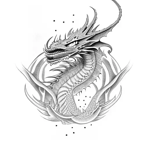 Tall Afterlife Dragon