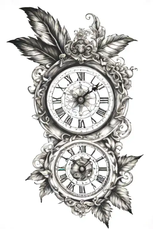 Roman Clock Earth Eye Sienna