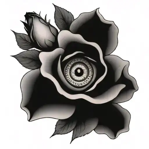 Eye In A Rose