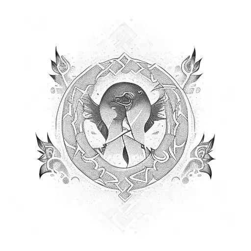 A Beautiful Ambigram Design Incorporating The Words 'Respeto' And 'Familia'