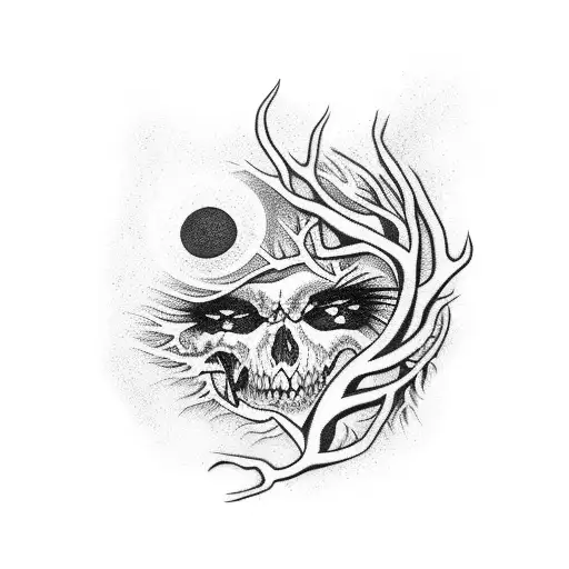 Arm Sleeve Dead Forrest With Sun