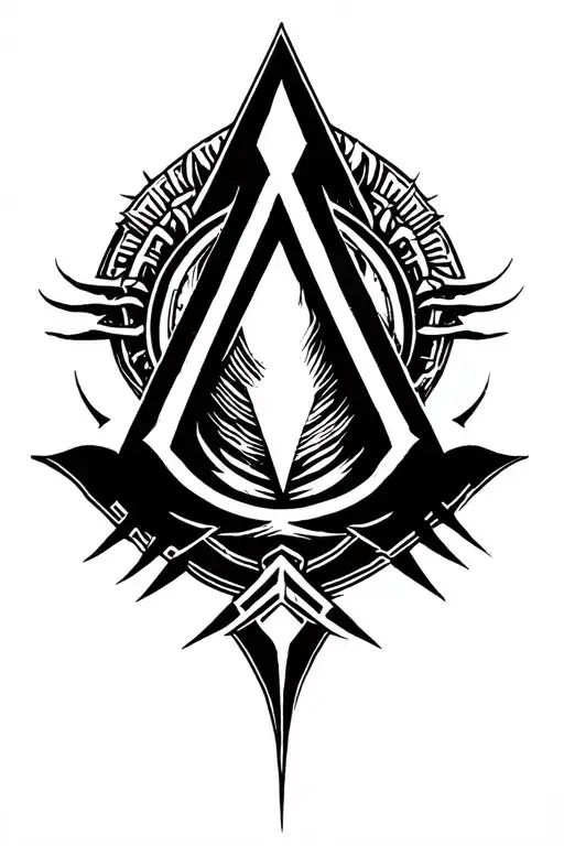 Samurai Assassin Creed Symbol To Forearm