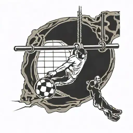 Keyhole Football Zip Line