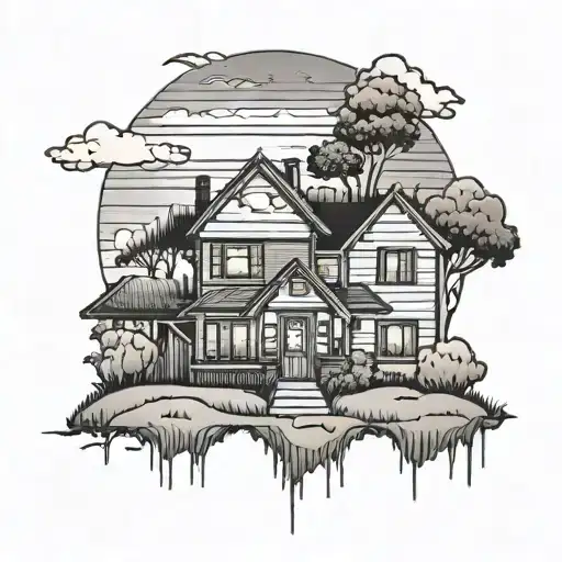 Sunset Background Childhood Neighborhood