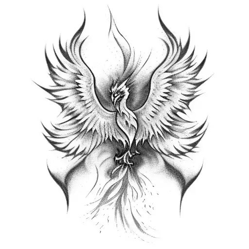 Phoenix Rising From The Ashes