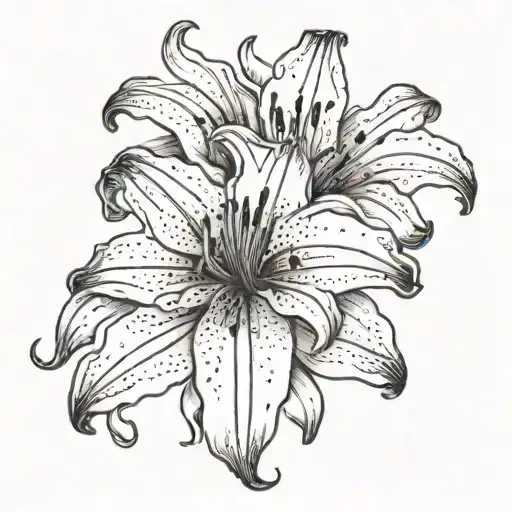 Lily Tramp Stamp Tattoo Unique Tattoo Design