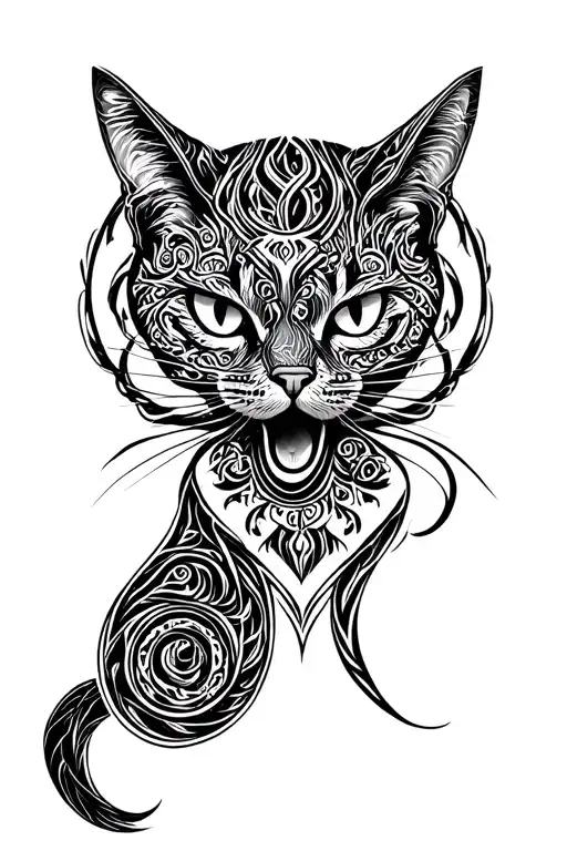 Gay Sigil Trippy Cat
