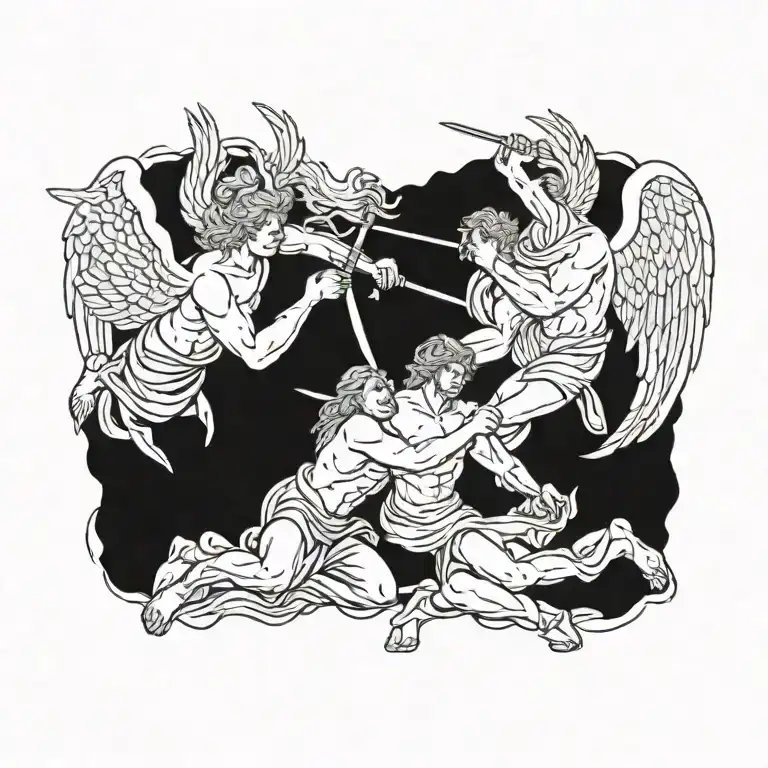 Angels Fighting