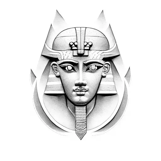 Combine Elements Of Greek Mythology And Egyptian Symbols In A Tattoo Design