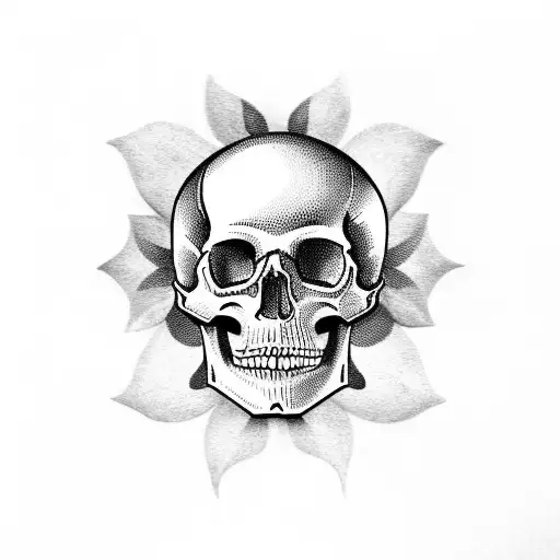 Skull And Roses