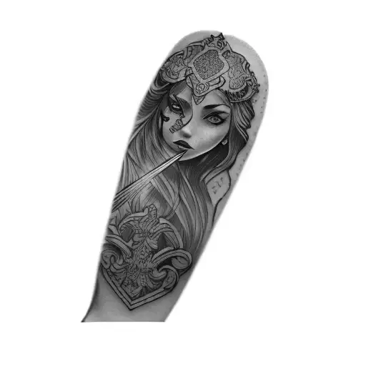 A Woman With A Sword