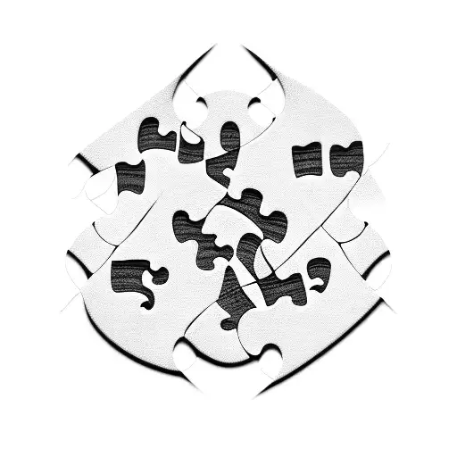 Puzzle Piece With The Word Pop In The Middle