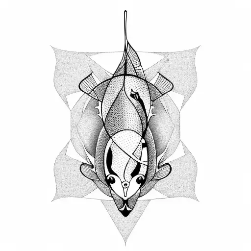 Geometry Koi Fish