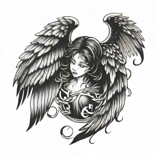 Protection Angel Wings