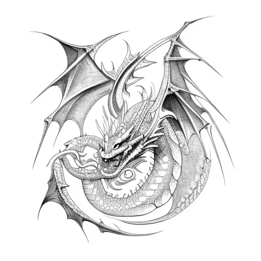 Dragon Breaks Loose From Shackels