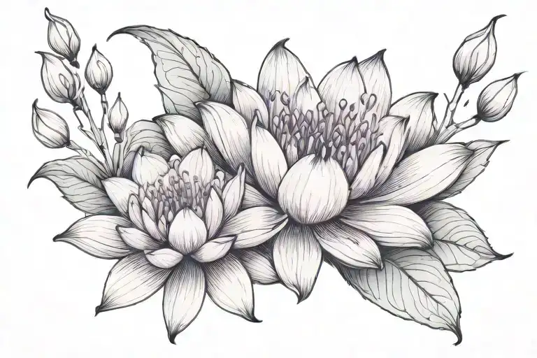 Violet Lily Of Valley Water Lily