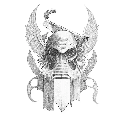 Hephaestus Working On Sword