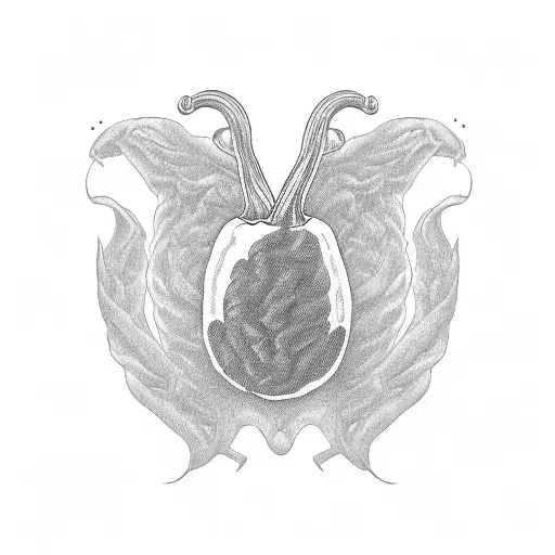 A Red Chilli Pepper In The Shape Of Country Of Chile