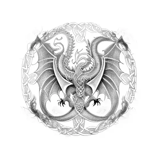 Celtic Dragon Circuit Board