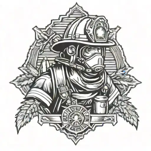 Firefighter After A Fir