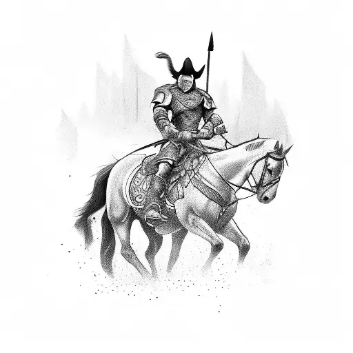 Warrior On Horseback