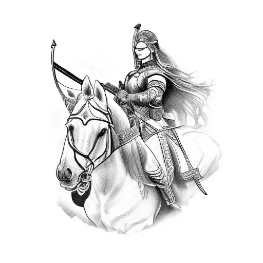Warrior On Horseback
