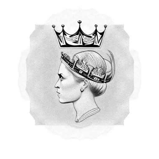 A Fashionable Dollar Bill With A Crown Symbolizing Leadership And Confidence