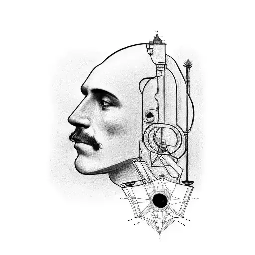 Simple Line Drawing Of An Oil Derrick