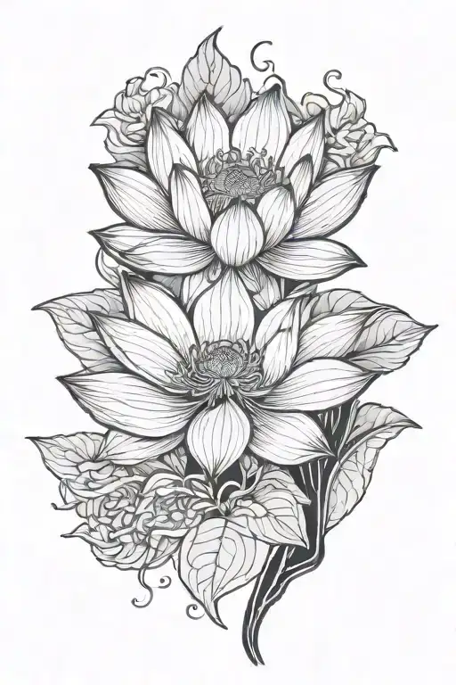 Black Lotus Flower For Male