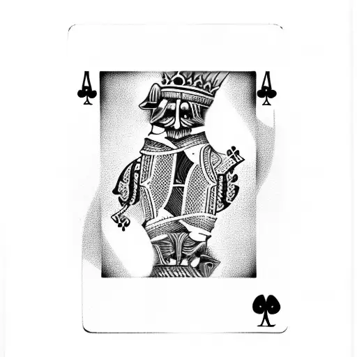 Ace Of Spades Playing Card