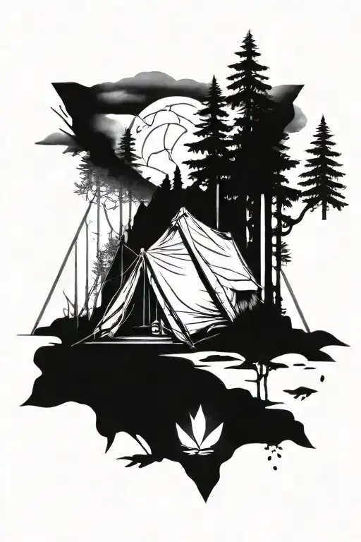 Nature And Camp Tent