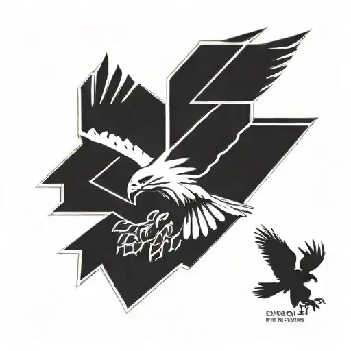 Geometrica Eagle Flying