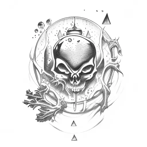 Dark Gothic Nature Aquarium