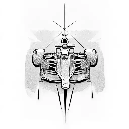 Formula 1 Car Abstract