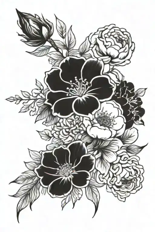 Birth Flower Bouquet