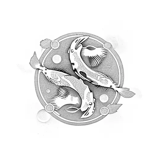 Koi Fish Yin Yang
