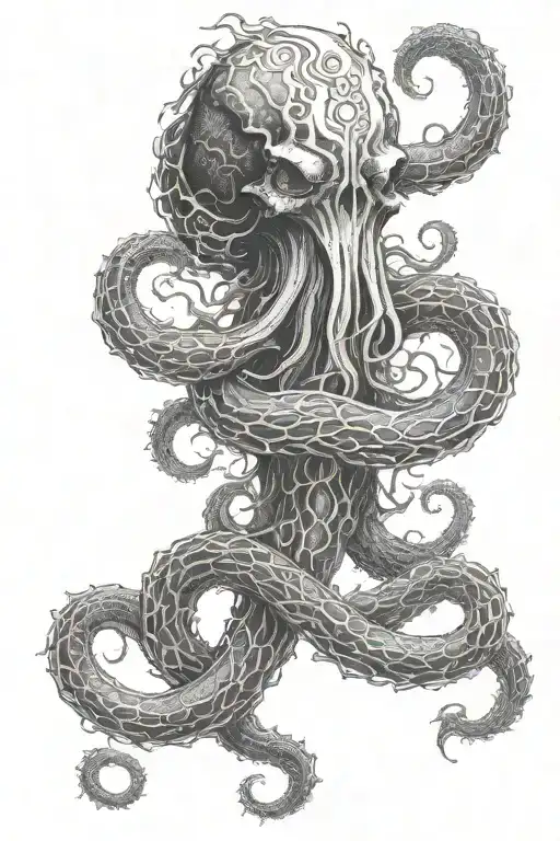 Kraken Emerging From The Depths