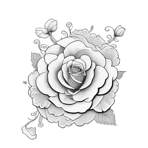 Roman Numerals With Flowers For 010724