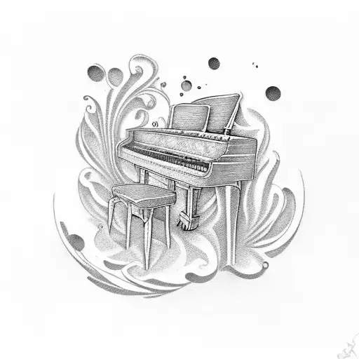 Jovita Lettering In A Piano