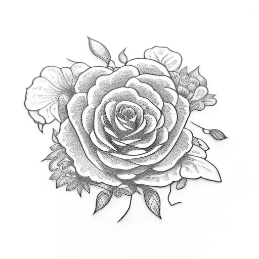 Floral Arrangement With Intricate Details