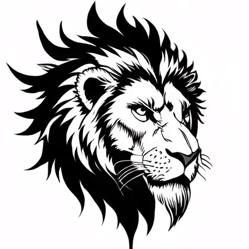 Lion Warrior Spartan Warrior