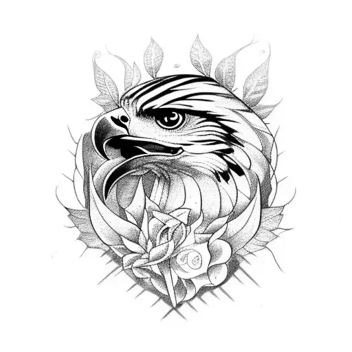 Hawk With Carnivorous Plants