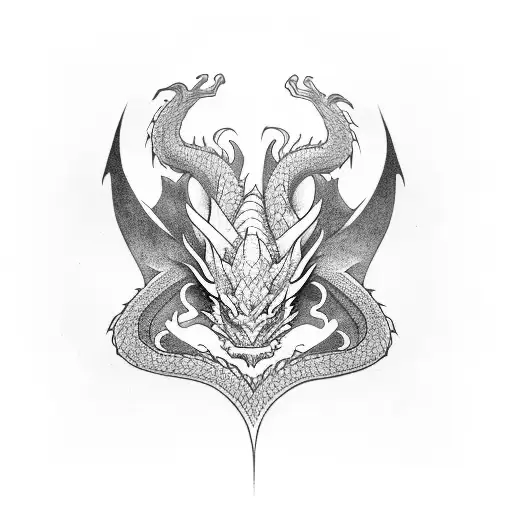 Dragon Make A 20 Side Dice With Its Body