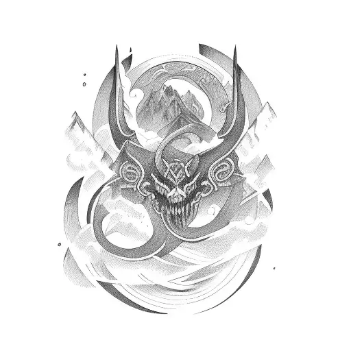 Old Norse Words That Form Bands Which Are Layered Above Eachother