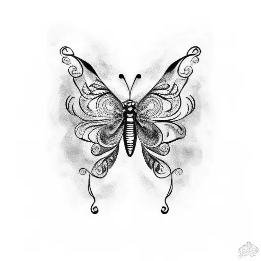 Butterfly Skeleton