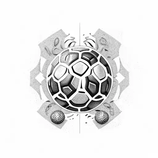 A Soccer Ball With The Juventus Logo Surrounded By Coffee Beans And Musical Notes
