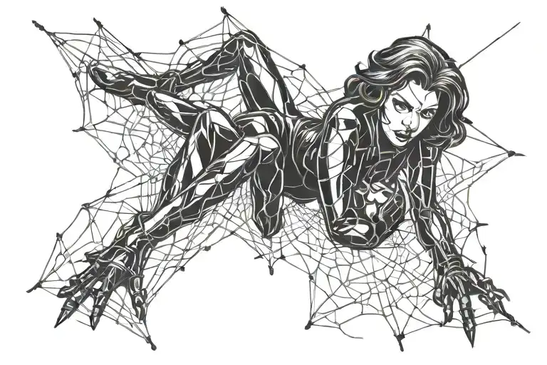 Black Widow With Resilient As Web Design