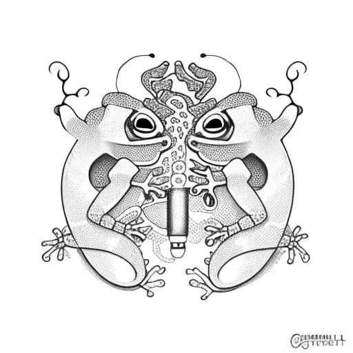 Gecko With Dragonfly In The Mouth