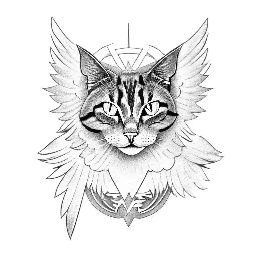 Warrior Cat With Angel Wings