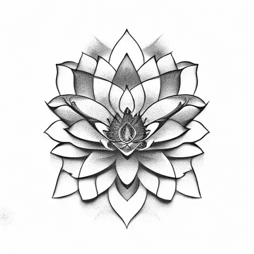 Scary Black And Grey Lotus
